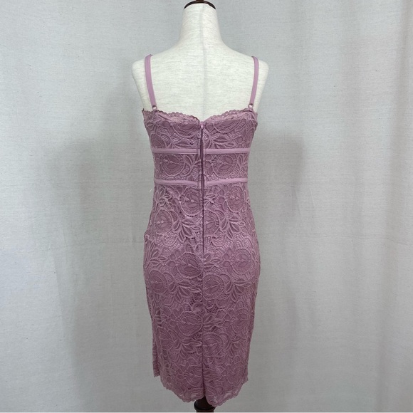 B.Darlin Rose Pink Lace Dress - Picture 3 of 4